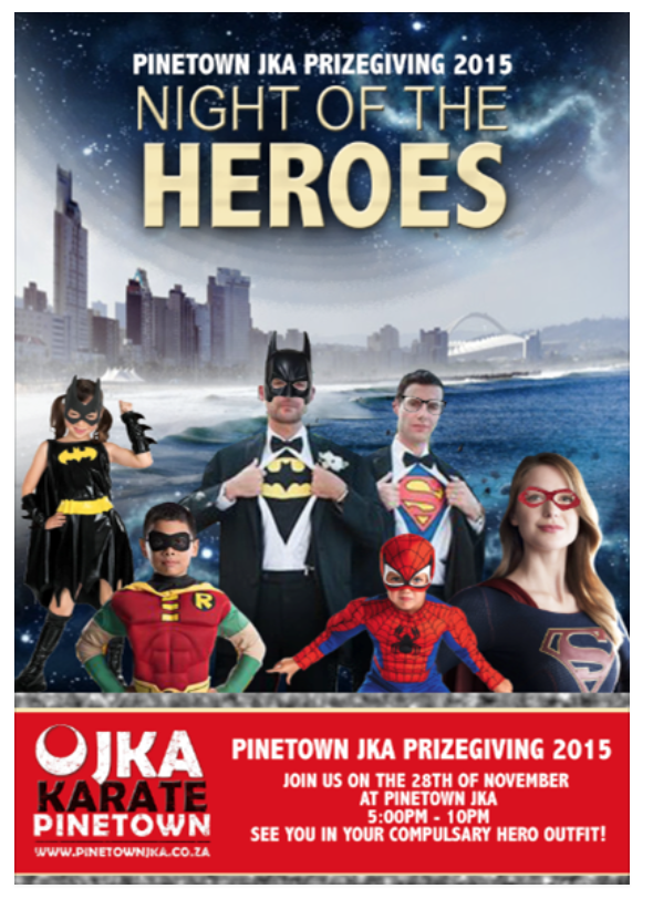 Pinetown JKA Karin Prinsloo Karate Westville Durban Prizegiving 2015 Night of the Heroes]