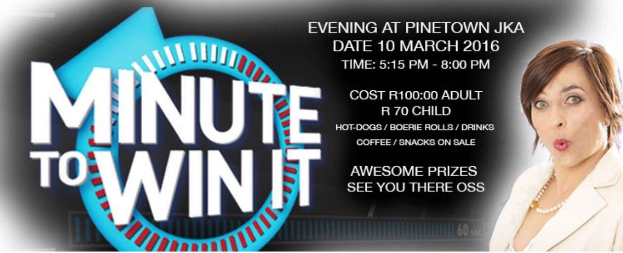 Pinetown JKA - Karin Prinsloo - Minute to Win It